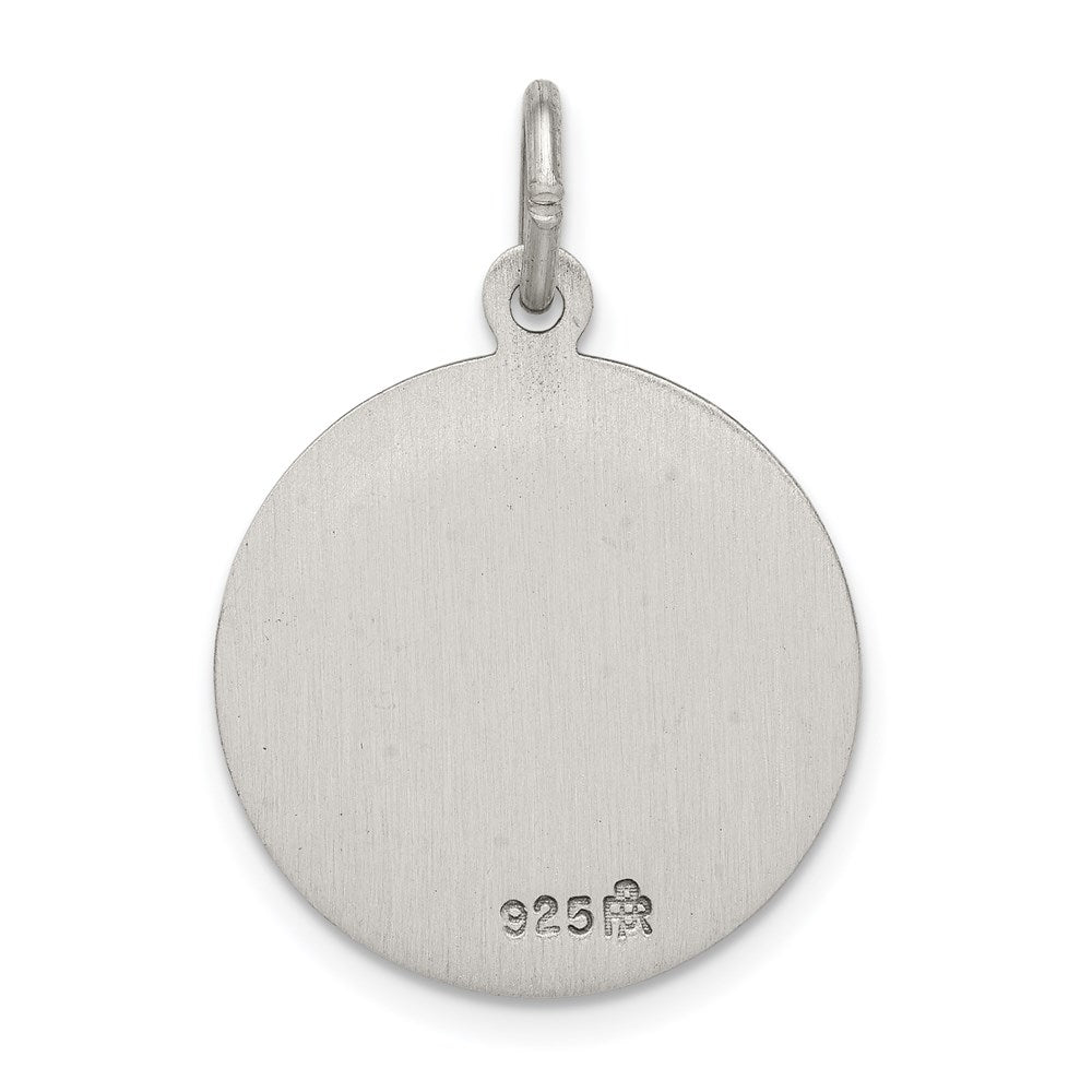 Sterling Silver Antiqued Saint John Neumann Medal QC5745