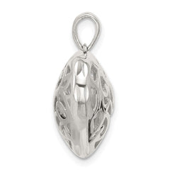 Sterling Silver Filigree Heart Pendant QC582