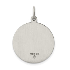 Sterling Silver Antiqued First Holy Communion Medal QC5825