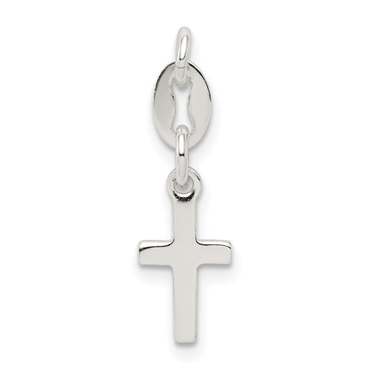 Sterling Silver Cross Charm QC5829
