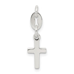 Sterling Silver Cross Charm QC5829