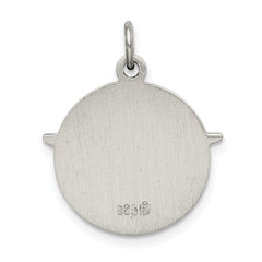 Sterling Silver Antiqued Holy Spirit Medal QC5906