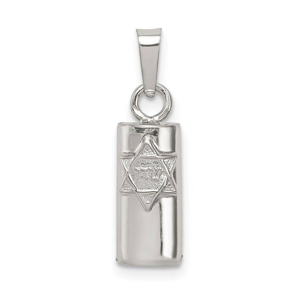 Sterling Silver Mezuzah Pendant QC5924