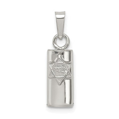 Sterling Silver Mezuzah Pendant QC5924