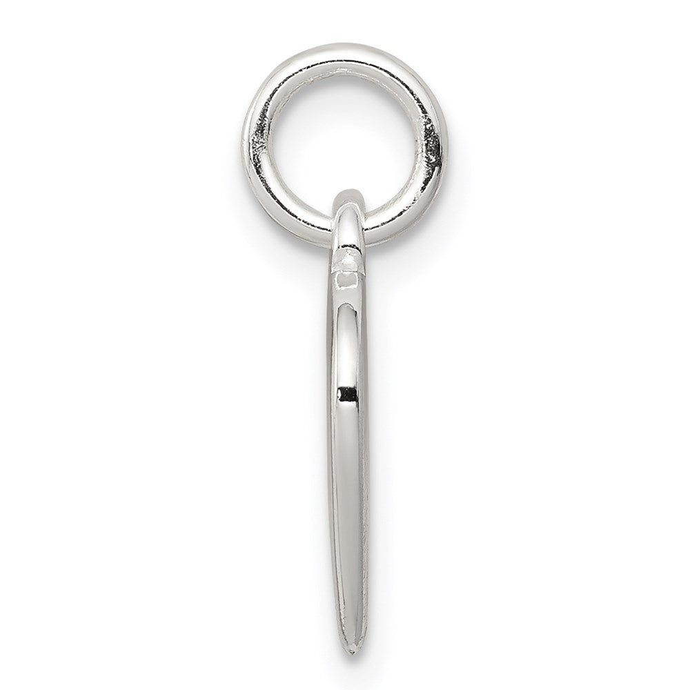 Sterling Silver Love Heart Charm QC6000