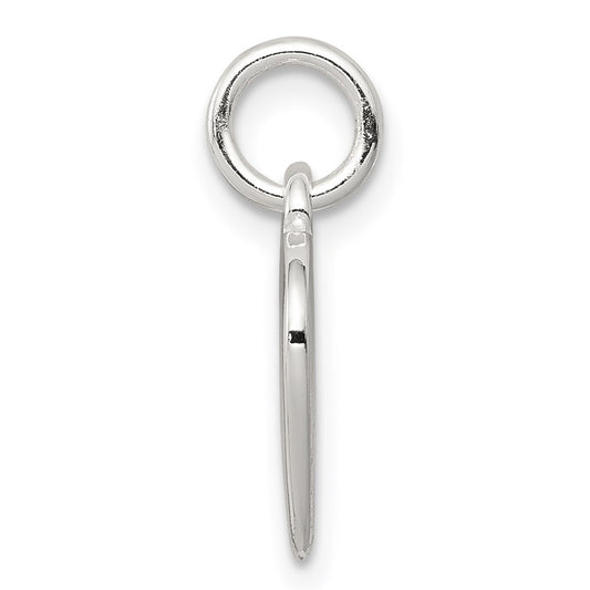 Sterling Silver Love Heart Charm QC6000