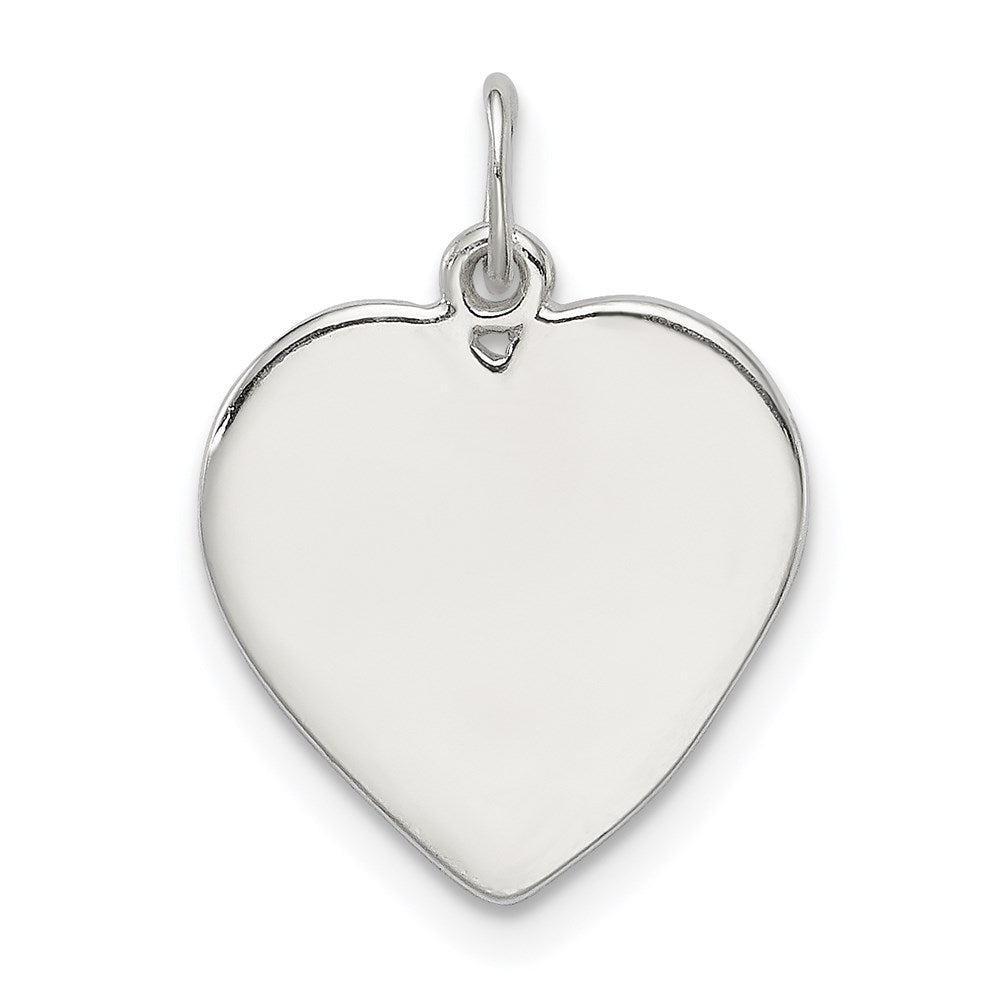 Sterling Silver Small Heart Charm QC6007