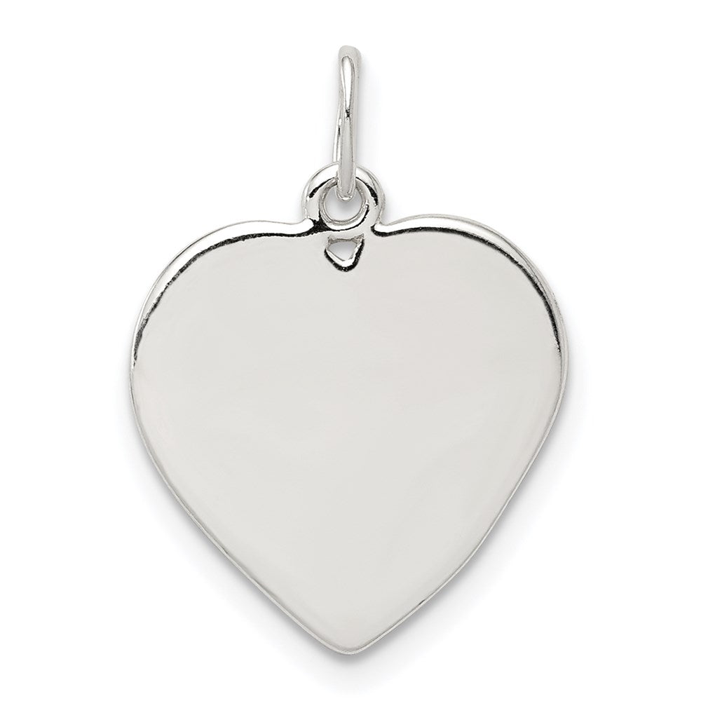 Sterling Silver Small Heart Charm QC6007
