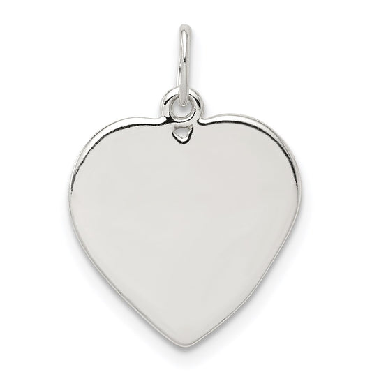 Sterling Silver Small Heart Charm QC6007