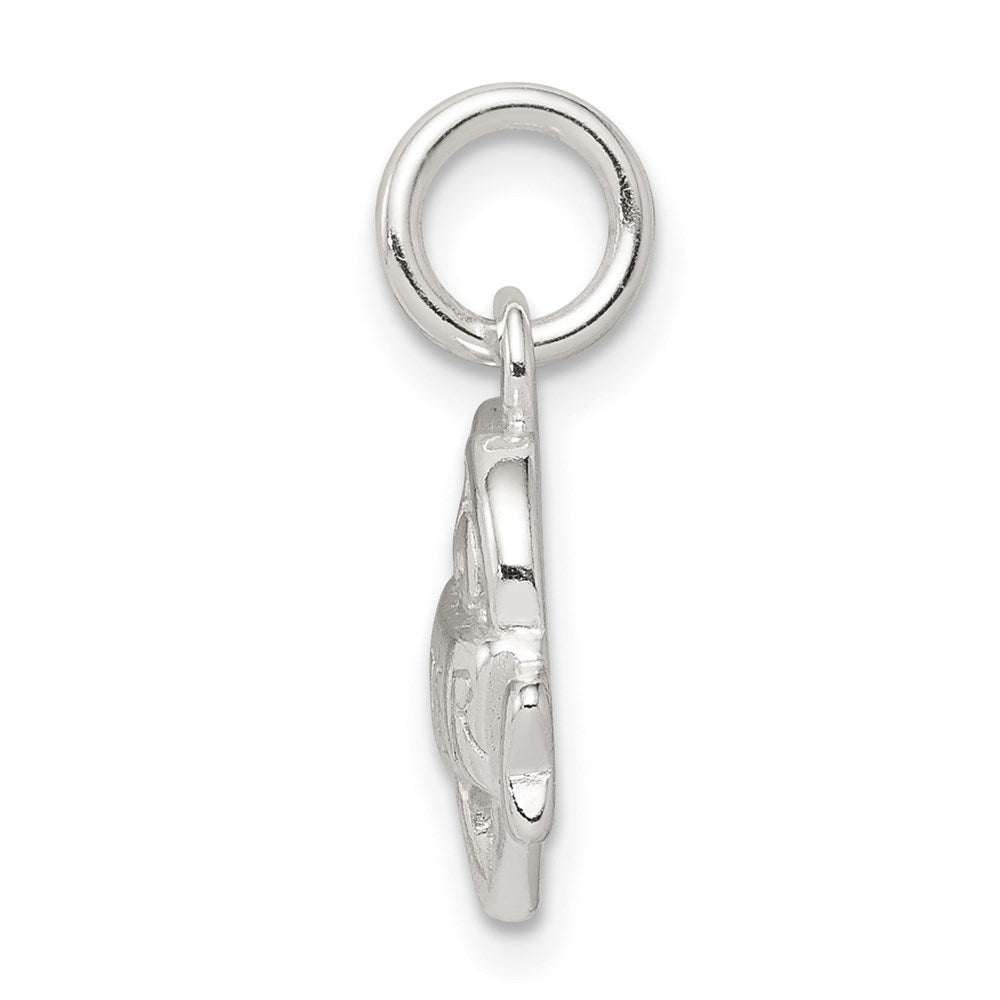 Sterling Silver Heart Daughter Charm QC6014