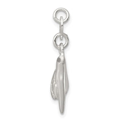Sterling Silver Rock On Charm QC6098