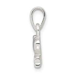 Sterling Silver I Love Music Pendant QC6118