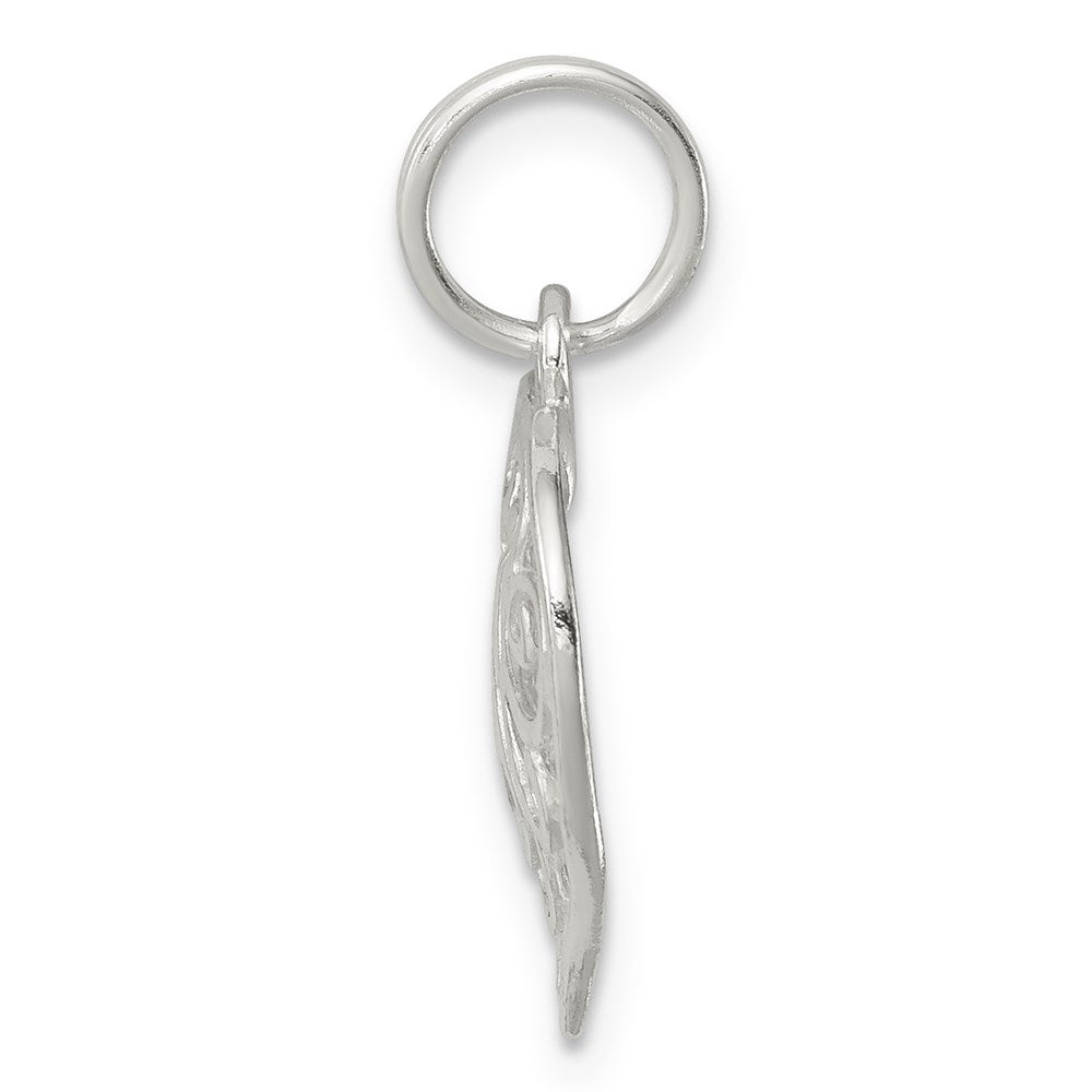 Sterling Silver Heart Charm QC6196