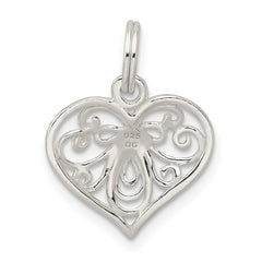 Sterling Silver Heart Charm QC6196