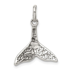 Sterling Silver Whale Tail Charm QC6276