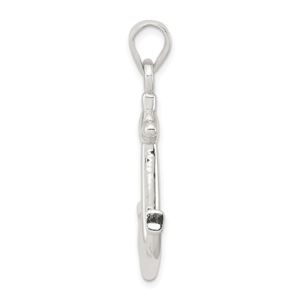 Sterling Silver Anchor Pendant QC6332