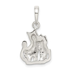Sterling Silver Cats Pendant QC6344