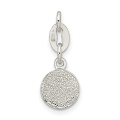 Sterling Silver Enameled Soccer Ball Charm QC6476