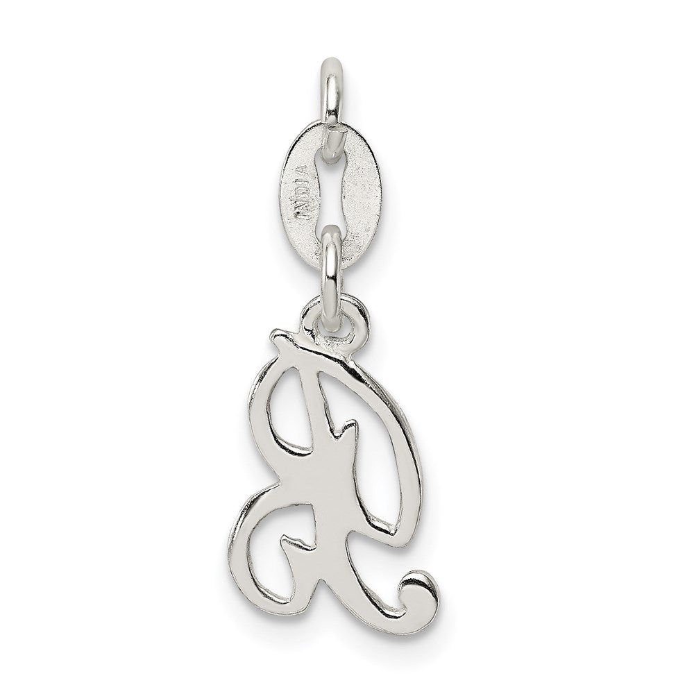 Sterling Silver Letter B Initial Charm QC6510B
