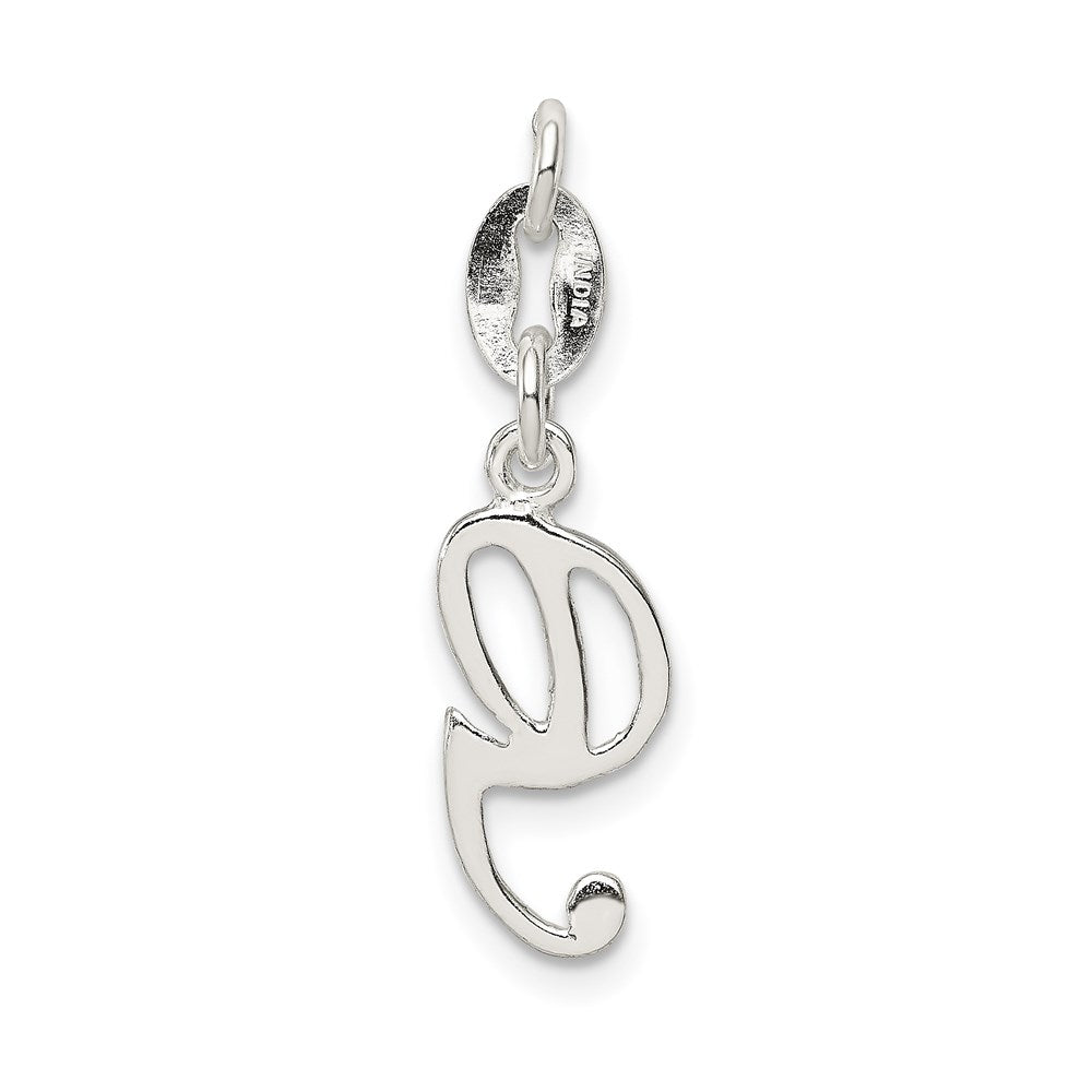 Sterling Silver Letter G Initial Charm QC6510G