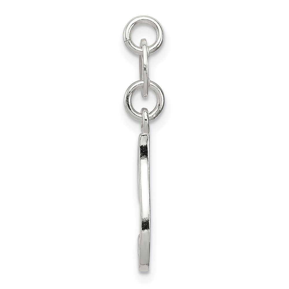 Sterling Silver Letter I Initial Charm QC6510I