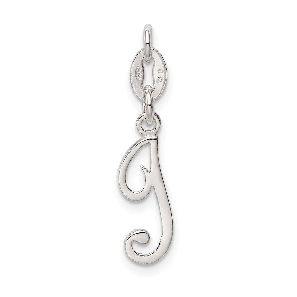 Sterling Silver Letter I Initial Charm QC6510I