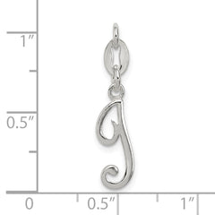 Sterling Silver Letter I Initial Charm QC6510I