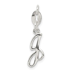 Sterling Silver Letter J Initial Charm QC6510J