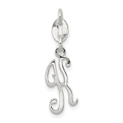 Sterling Silver Letter K Initial Charm QC6510K