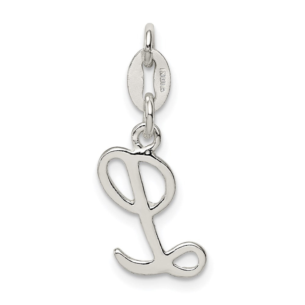 Sterling Silver Letter L Initial Charm QC6510L