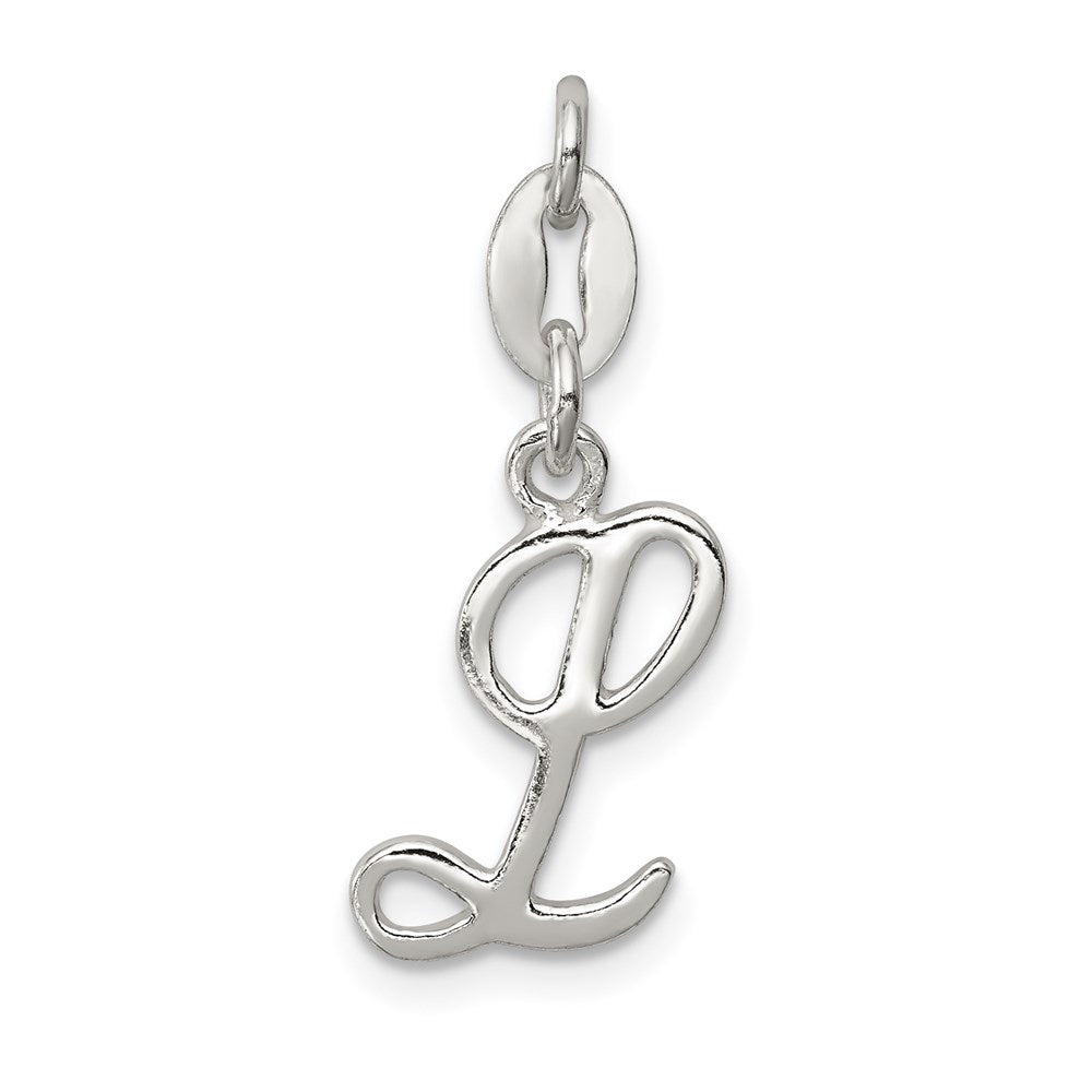 Sterling Silver Letter L Initial Charm QC6510L