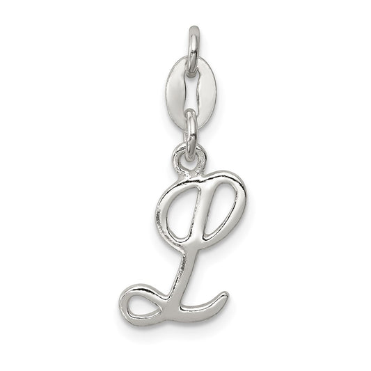 Sterling Silver Letter L Initial Charm QC6510L
