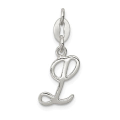 Sterling Silver Letter L Initial Charm QC6510L