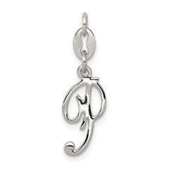 Sterling Silver Letter P Initial Charm QC6510P