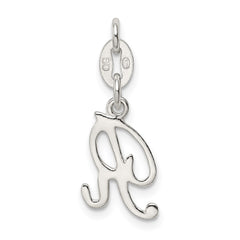 Sterling Silver Letter R Initial Charm QC6510R
