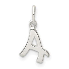 Sterling Silver Letter A Initial Charm QC6511A