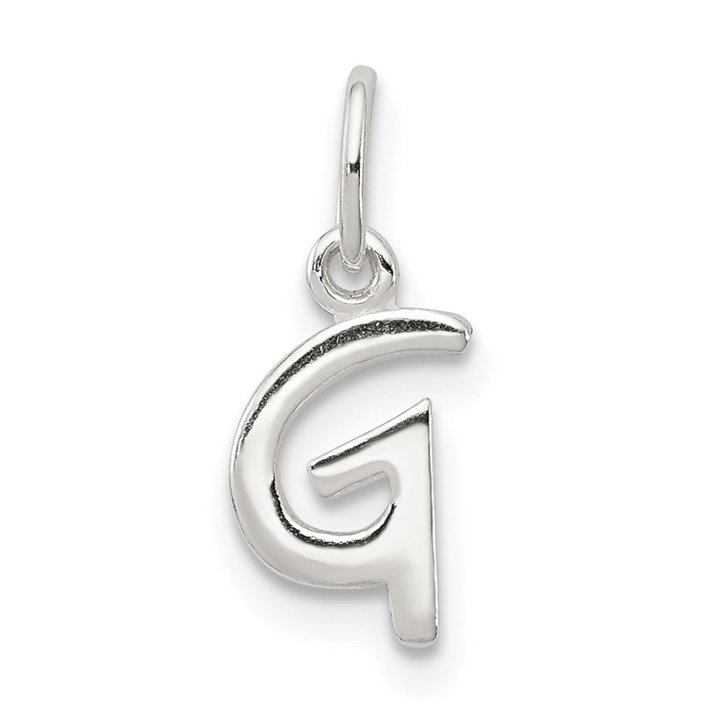 Sterling Silver Letter G Initial Charm QC6511G