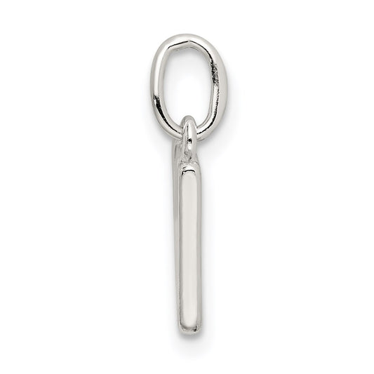 Sterling Silver Letter W Initial Charm QC6511W