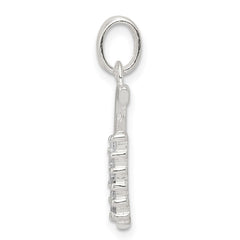 Sterling Silver CZ Letter G Initial Pendant QC6525G