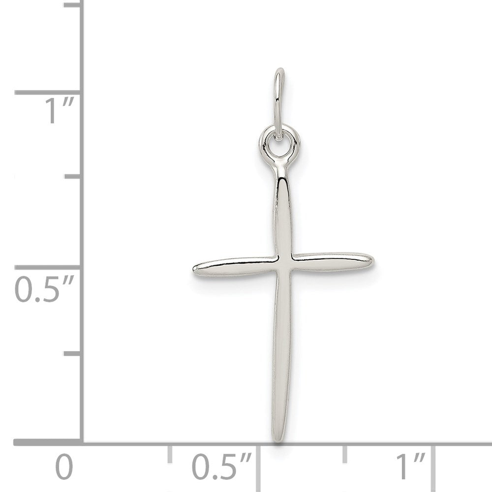 Sterling Silver Passion Cross Charm QC6665