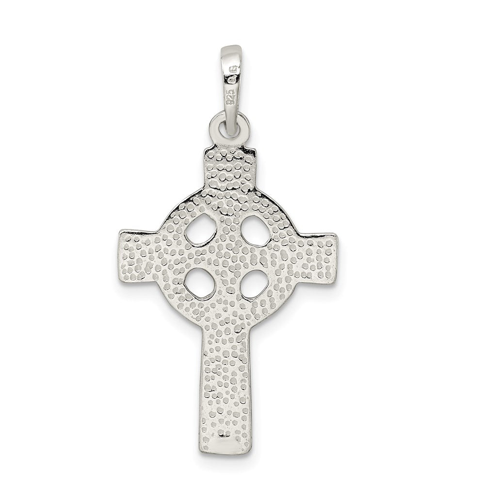 Sterling Silver Polished Cross Pendant QC6679