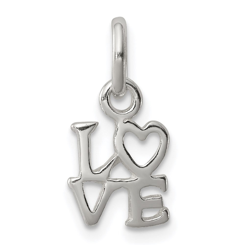 Sterling Silver Love Charm QC6779