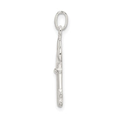 Sterling Silver Key Charm QC6780