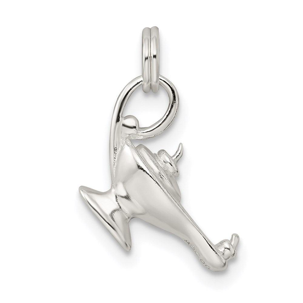 Sterling Silver Genie Lamp Charm QC6826