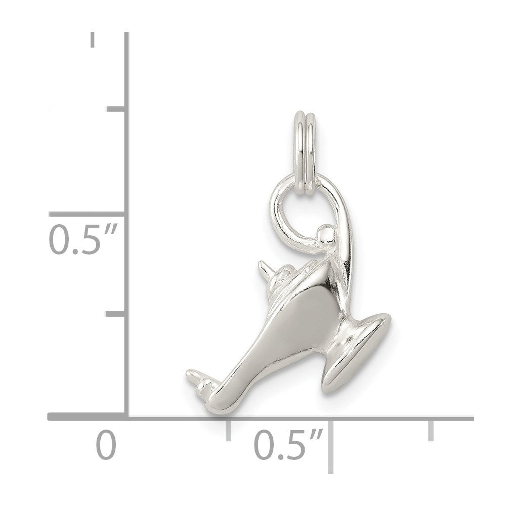 Sterling Silver Genie Lamp Charm QC6826