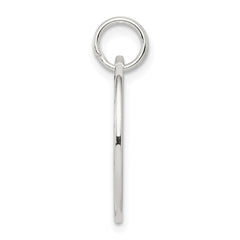 Sterling Silver Polished Enameled Follow Your Dreams Circle Charm QC6827