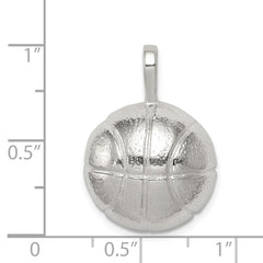 Sterling Silver Basketball Charm QC699
