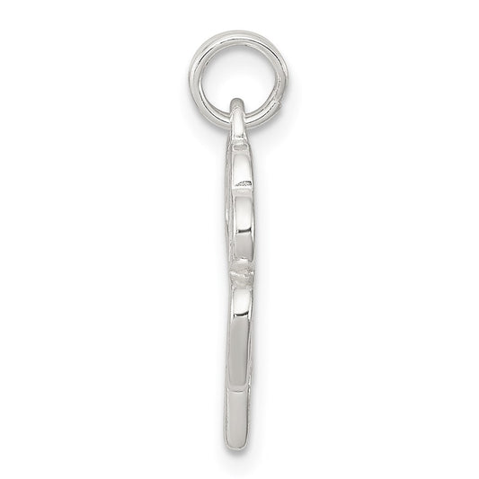 Sterling Silver Four Leaf Clover Charm QC6993