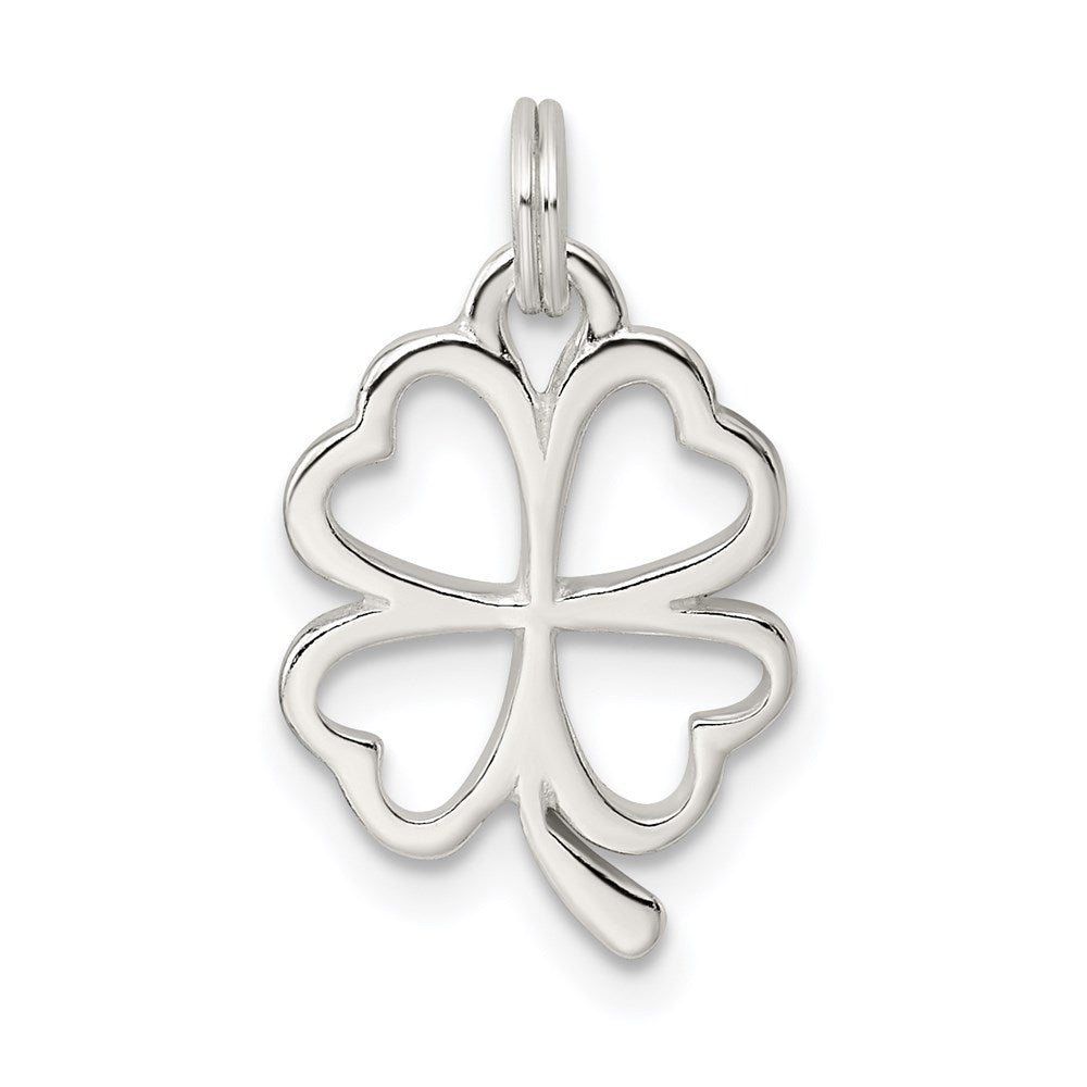 Sterling Silver Four Leaf Clover Charm QC6993
