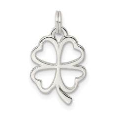 Sterling Silver Four Leaf Clover Charm QC6993